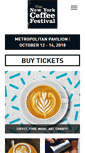 Mobile Screenshot of newyorkcoffeefestival.com